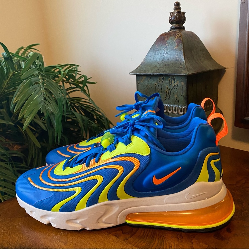Nike Blue and Orange Sneakers